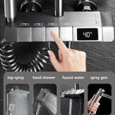 مشخصات فنی و ابعاد دوش هوشمند مدل 8099 هایشن