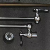 بازوی تاشوی شیر فلوفیل جمع شده و فضای کم اشغال