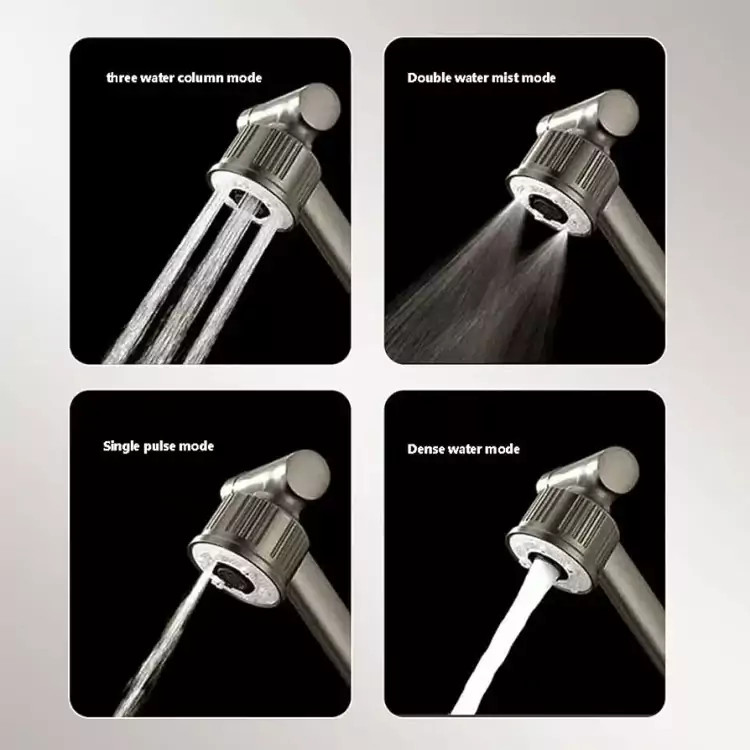 شیر روشویی دیجیتال در محیط سرویس بهداشتی لوکس