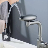 شیر روشویی چهارحالته نازلدار با طراحی اقتصادی