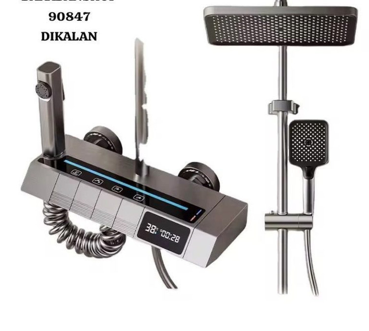 نمای کلی دوش حمام هوشمند پیانویی Dicalan