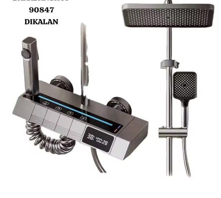 نمای کلی دوش حمام هوشمند پیانویی Dicalan