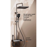 دوش دستی متحرک با شلنگ منعطف کرومی