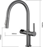 شیر ظرفشویی هوشمند HuaDiao با نمایشگر LED