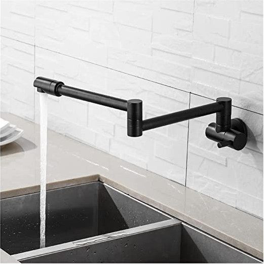 شیر قابلمه پرکن، pot filler، پات فیلر، شیر روگازی، شیر بازویی، شیر، آشپزخانه،