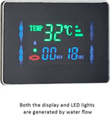 نمایشگر دیجیتال دمای آب در پنل دوش PING