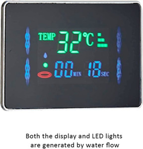 نمایشگر دیجیتال دمای آب در پنل دوش PING