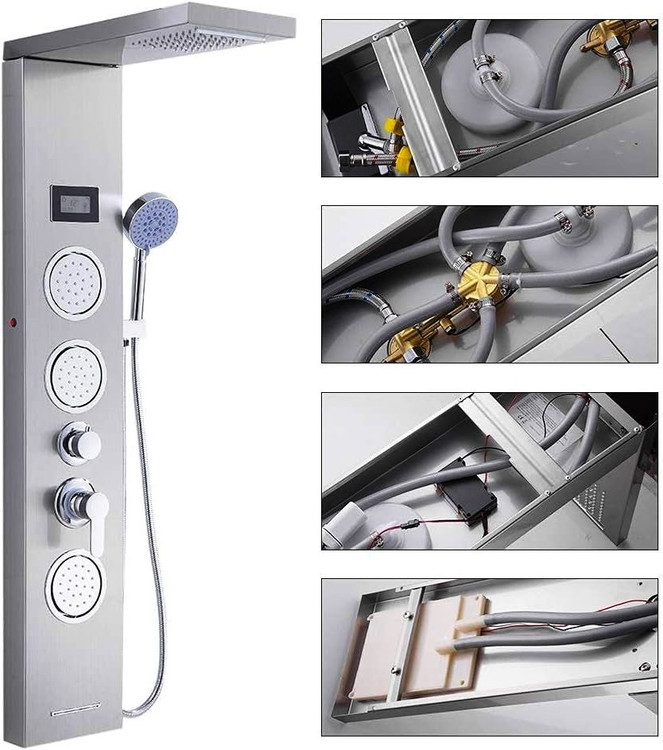 تنظیمات صفحه لمسی پنل دوش برند PING