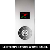 قابلیت نمایش دما در پنل دوش هوشمند