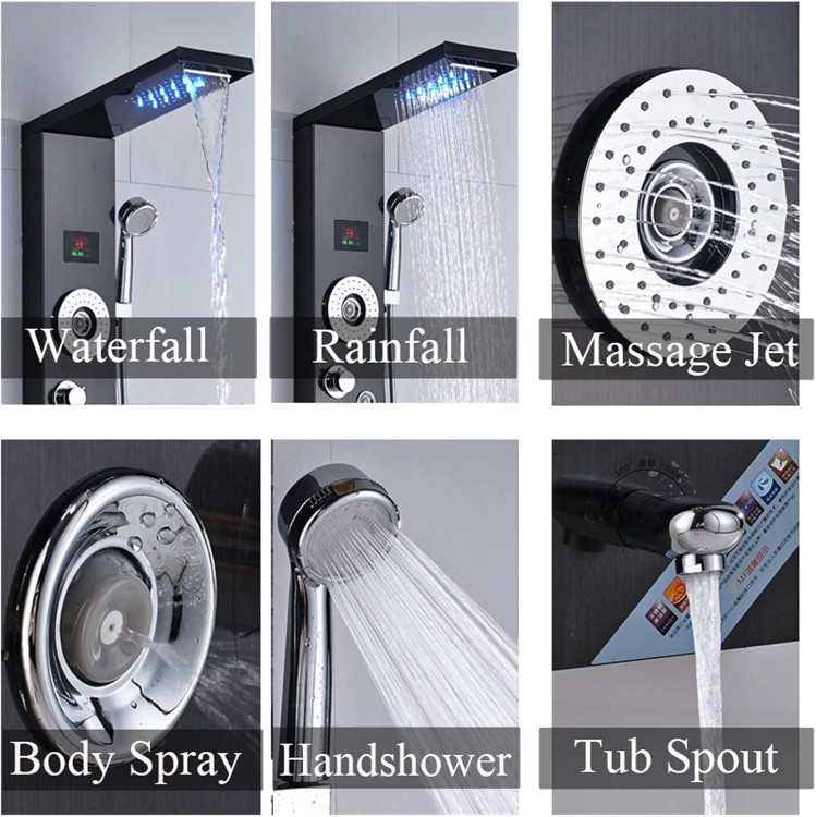 بستهبندی و لوازم جانبی همراه پنل دوش PING