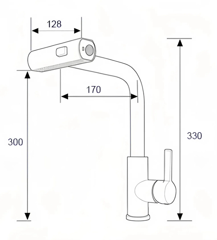 شیر روشویی هوادیائو 4 حالته با پوشش کروم در DigiKala BND