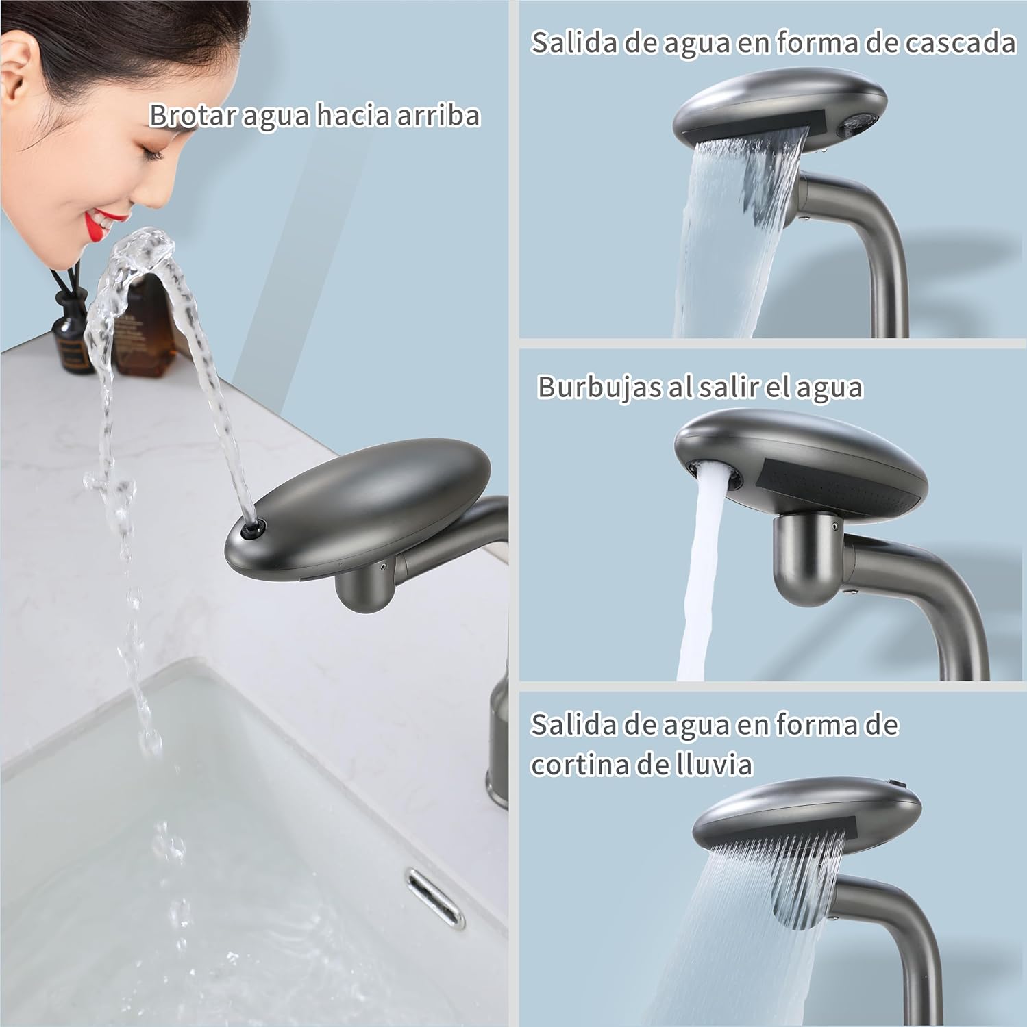 پاشش آب چهار حالته با نازل هوشمند در AquaForge 8M