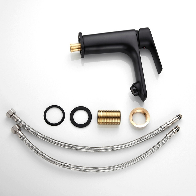 نصب شده شیر روشویی هوادیائو HUA-Wave در یک حمام مدرن و لوکس.