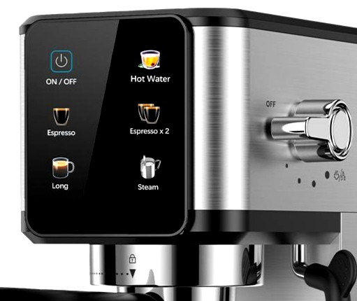 نمایشگر دمای دیجیتال دستگاه اسپرسوساز