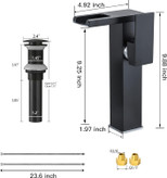 خروجی آب با نور واکنشگر به دمای آب