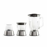 ظروف شیشهای خردکن، آسیاب و مخلوطکن همراه دستگاه