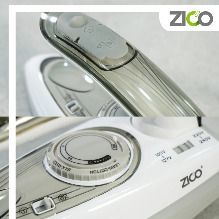 طراحی سبک و قابلحمل اتو بخار ZC-2055