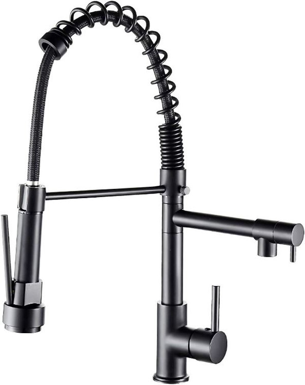 نمای کامل شیر ظرفشویی Hyshin D60 روی سینک