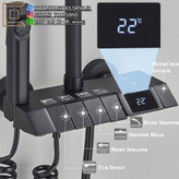 عملکرد همزمان شیر روشویی و دوش دیجیتال