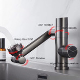 جزئیات شیر روشویی دیجیتال با طراحی مینیمال