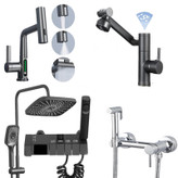 شیر ظرفشویی شاوری چهار حالته با LED