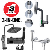 تصویر پک لوکس شیرآلات دیجیتال سهتکه