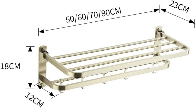 رخت آویز تاشو استیل Hyshin، طراحی مدرن و مقاوم