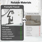 شیر روشویی 360 درجه با قابلیت تنظیم دما - آسایش هوشمند