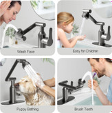 نصب آسان شیر روشویی هوادیائو 360 درجه - مناسب برای هر خانه