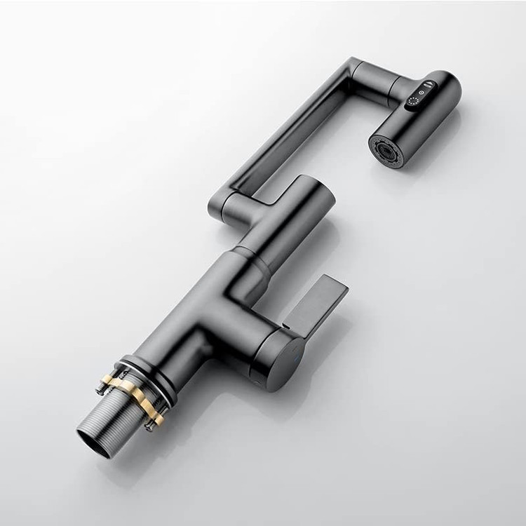 شیر روشویی Lefton BF2204-3 با نمایشگر دمای آب بدون باتری