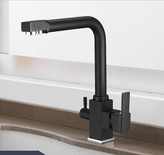 شیر آشپزخانه سهکاره لوکس با خروجی واحد