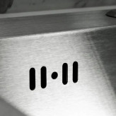 سینک ظرفشویی تک لگن استیل 304 ضد خش Huadiao مدل 60x45