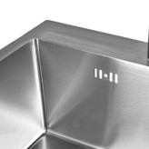 نمای نزدیک سینک Huadiao با جزئیات استیل 304 ضد زنگ