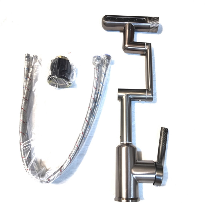 نصب شیر روشویی 360 درجه Huadiao در سرویس بهداشتی