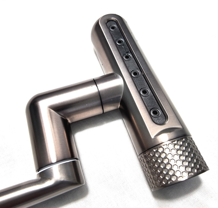 شیر روشویی Huadiao با 6 حالت پاشش آب در عمل