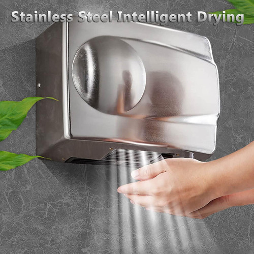 دست خشککن اتوماتیک استیل Hyshin در سرویس بهداشتی لوکس