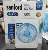 فن شارژی قابل حمل 12 اینچی سانفورد با چراغ LED