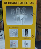 پنکه ایستاده شارژی JEC در حالت زاویهدار