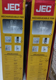 پنکه شارژی JEC ۱۸ اینچ با نور LED