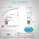 نمایی از تمامی قطعات و راهنمای نصب شیر Hyshin