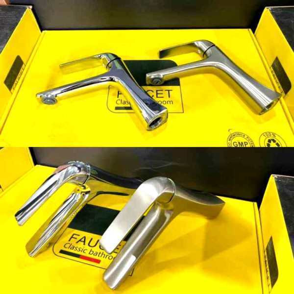 شیر روشویی سنگین وزن برند هایشن مدل HS-107 رنگ کروم