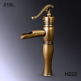 شیر روشویی لاکچری مشکی طلایی پایه بلند