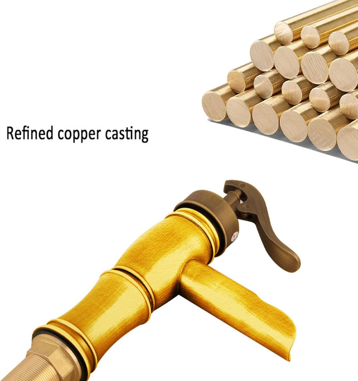 شیر روشویی خاص با طراحی بامبو