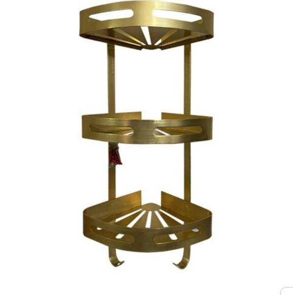 قفسه کنج حمام نصب شده در گوشه دوش