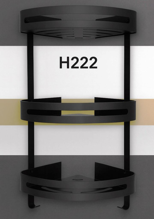 نصب آسان قفسه کنج حمام با پیچ و رولپلاک یا چسب قوی