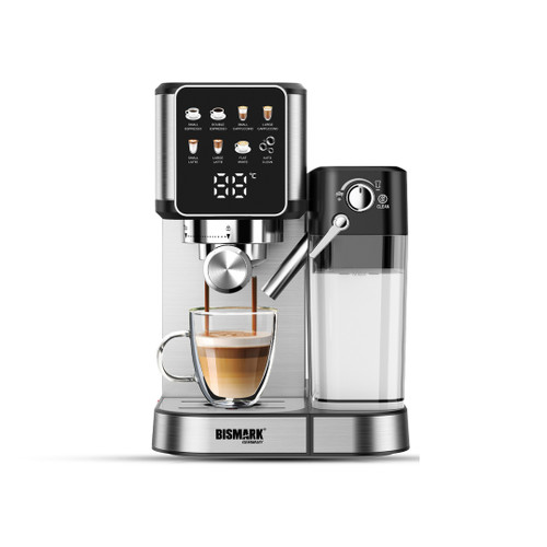 نمای جانبی دستگاه اسپرسو ساز بیسمارک