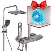 پک هدیه دوش پیانویی هوادیائو و مینی پنکه شارژی