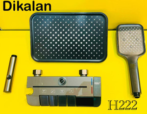 دوش حمام پیانویی مشکی مات Dikalan DKL90832