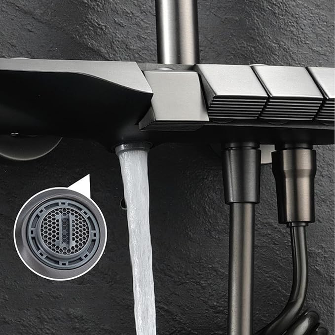 شیر حمام هوشمند با کلیدهای پیانویی