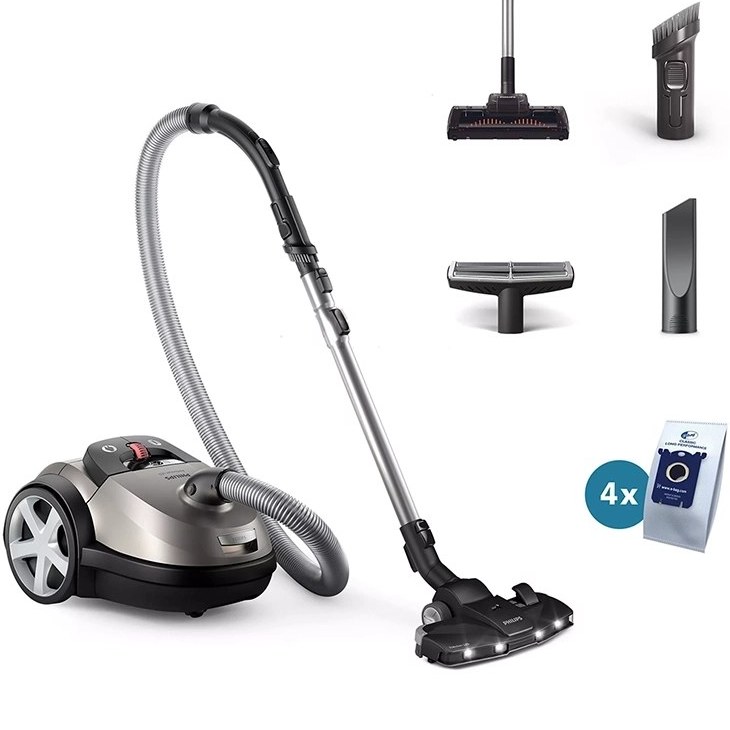 جاروبرقی فیلیپس XD8052 در نمای جلویی